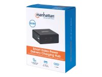 MANHATTAN Smart Video Power Delivery-Ladehub 1x HDMI 1x USB-C PD 45W 1x USB-C 5V/1A 2x USB 3.2 Gen 1 Typ A -Port internes Netzteil