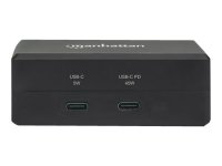 MANHATTAN Smart Video Power Delivery-Ladehub 1x HDMI 1x USB-C PD 45W 1x USB-C 5V/1A 2x USB 3.2 Gen 1 Typ A -Port internes Netzteil