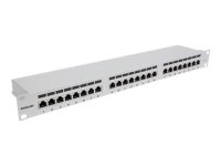 INTELLINET 24-Port Cat6a Patchpanel geschirmt 24 Ports...