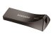 SAMSUNG BAR Plus USB-Stick Typ-A 256GB 400 MB/s Lesen 110 MB/s Schreiben widerstandsfähiger USB 3.1 Titan Gray mit Schlüsselring