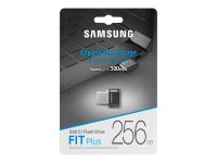 SAMSUNG FIT Plus USB-Stick Typ-A 256GB 400 MB/s Lesen 110 MB/s Schreiben kompakter USB 3.1 Flash Drive mit Schlüsselring Gray