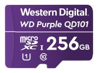 WD Purple 256GB Surveillance microSD XC Class - 10 UHS 1