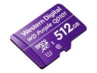 WD Purple 512GB Surveillance microSD XC Class - 10 UHS 1