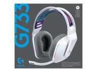 LOGITECH G G733 LIGHTSPEED Wireless RGB Gaming Headset Headset full size 2.4 GHz wireless white