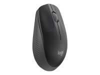 LOGITECH M190 Mouse optical 3 buttons wireless USB wireless receiver mid grey