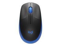 LOGITECH M190 Mouse optical 3 buttons wireless USB wireless receiver blue