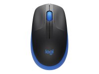 LOGITECH M190 Mouse optical 3 buttons wireless USB wireless receiver blue