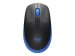 LOGITECH M190 Mouse optical 3 buttons wireless USB wireless receiver blue