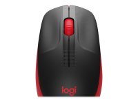 LOGITECH M190 Mouse optical 3 buttons wireless USB wireless receiver red