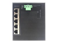 DIGITUS N-651126 Industrial 5-Port Gigabit Flat Switch DIN rail erweiterter Temperaturbereich