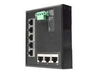 DIGITUS DN-651127 Industrial 8-Port Gigabit Flat Switch...