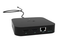 I-TEC USB-C Dual Display MST Docking Station 2x DP 1x GLAN 3x USB 3.1 2x USB 2.0 1x USB-C-Datei 1x Audio/Mic Jack ohne Netzteil