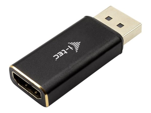 I-TEC Adapter DisplayPort zu HDMI Aufloesung 4K/60 Hz vergoldeter DP-Stecker