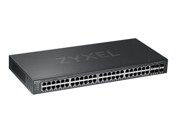 ZYXEL GS2220-50 EU region 48-port GbE L2 Switch with GbE Uplink 1 year NCC Pro pack license bundled