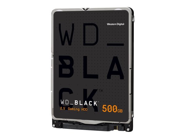 WD Black Mobile 500GB HDD 7200rpm SATA serial ATA 6Gb/s 64MB cache 2.5 inch 7mm Heigth RoHS compliant internal Bulk