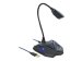 DELOCK Desktop USB Gaming Mikrofon mit Schwanenhals und Mute Button