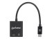 MANHATTAN USB-C Audioadapter mit Power Delivery-Ladeport USB-C Stecker auf USB-C Audioport und USB-C Power Delivery Port schwarz