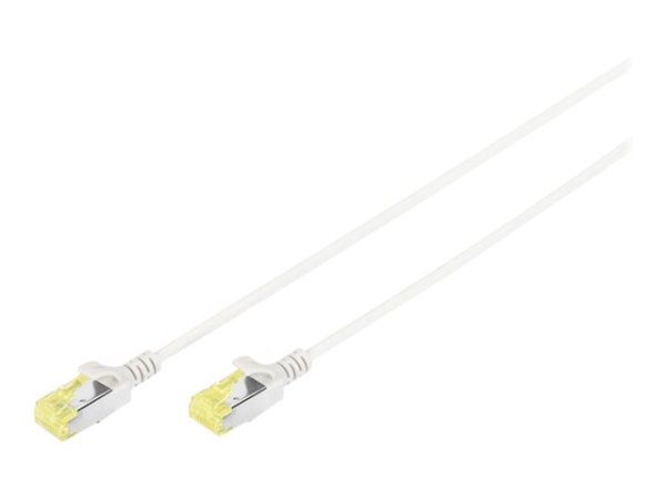 DIGITUS DK-1624-A-100S CAT 6A U-FTP Slim Patchkabel Cu LSZH AWG 28/7 Länge 10m Farbe grau