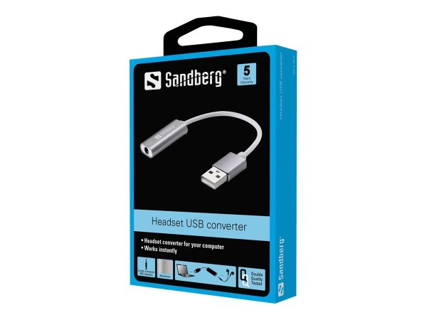 SANDBERG Headset USB converter