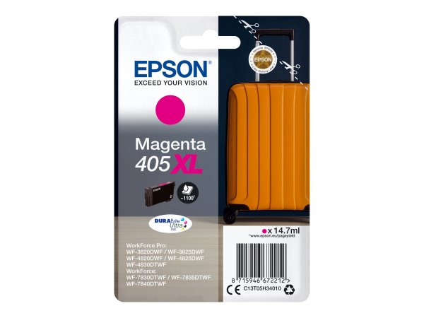 EPSON 2LB Singlepack Magenta 405XL DURABrite Ultra Ink