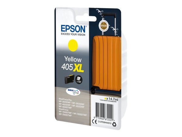 EPSON 6LB Singlepack Yellow 405XL DURABrite Ultra Ink