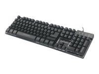 MANHATTAN USB-Gaming-Tastatur Metallunterseite 12...