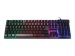 MANHATTAN USB-Gaming-Tastatur Metallunterseite 12 Funktionstasten farbige LED-Hintergrundbeleuchtung 19 Anti-Ghosting-Tasten IPX4