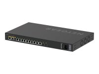 NETGEAR 12-Port AV Line M4250-10G2XF-PoE++ 8x1G Utra90 PoE++ 802.3bt 720W 2x1G 2xSFP+ Managed Switch