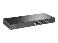 TP-LINK TL-SG1218MP 18-Port Gigabit-Rackmount-Switch 16× Gb PoE+ RJ45 2× Gb RJ45 2x Combo Gb SFP