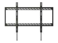 MANHATTAN Ultraflache TV-Wandhalterung mit sehr hoher Traglast fuer Grossbildschirme 152,4-254cm 60-100Z und bis 100kg starr schwarz