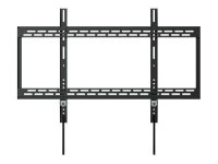 MANHATTAN Ultraflache TV-Wandhalterung mit sehr hoher Traglast fuer Grossbildschirme 152,4-254cm 60-100Z und bis 100kg starr schwarz