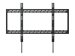 MANHATTAN Ultraflache TV-Wandhalterung mit sehr hoher Traglast fuer Grossbildschirme 152,4-254cm 60-100Z und bis 100kg starr schwarz