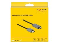 DELOCK Aktives DisplayPort 1.4 zu HDMI Kabel 4K 60Hz HDR 2m