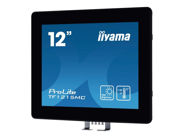 IIYAMA TF1215MC-B1 30,7cm 12,1Zoll PCAP Bezel Touch 1024x768 450cd/m2 DisplayPort HDMI VGA Through Glass Gloves mode