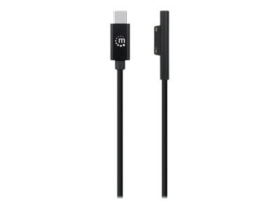 MANHATTAN Surface Connect auf USB-C Ladekabel unterstuetzt Power Delivery benoetigt ein externes PD-Ladegeraet mit min. 45W 15V/3A