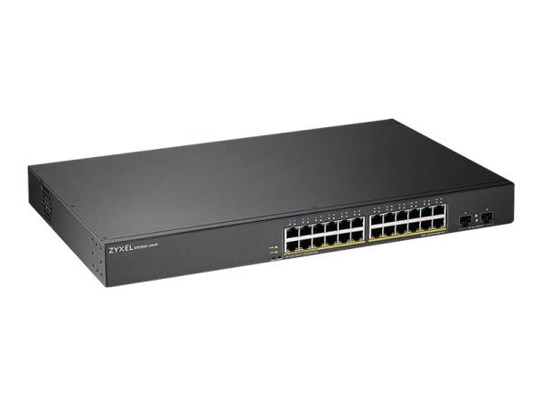 ZYXEL GS1900-24HP v2 24-port GbE L2 PoE Smart Switch rackmount 170 Watt