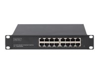 DIGITUS DN-80115 Gigabit Ethernet Switch 16-port 25,4cm...