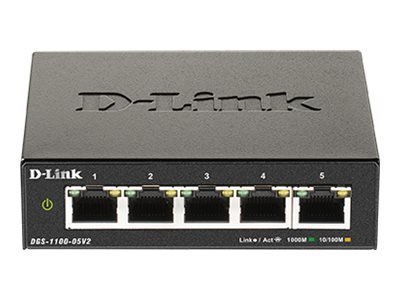 D-LINK DGS-1100-05V2 5-Port Gigabit Easy Smart Managed Switch IGMP