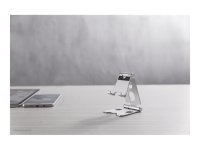 NEOMOUNTS SmartPhone Handy Halter Telefonständer DeskStand bis 12cm 5Zoll klappbar kompakt silber