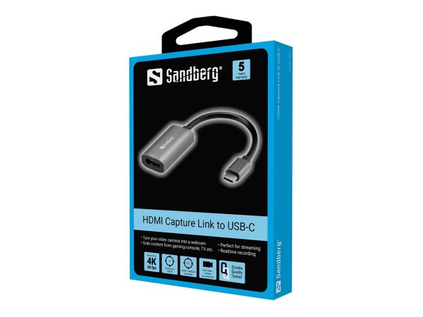 SANDBERG HDMI Capture Link to USB-C