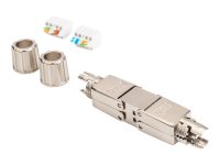 DIGITUS CAT 6A CAT Verbinder 500MHz für AWG 22-26 geschirmt mit Metallschraubkappe