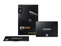 SAMSUNG 870 EVO SSD 4TB 6,35cm 2,5Zoll SATA III 560MB/s read 530MB/s write