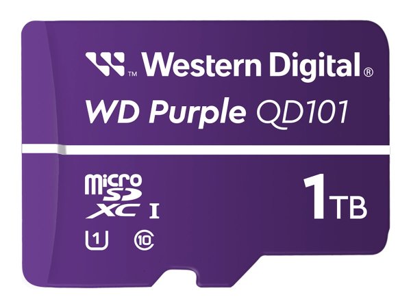 WD Purple 1TB Surveillance microSD XC Class - 10 UHS 1