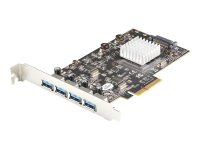 STARTECH.COM 4-Port USB 3.2 Gen 2 PCIe Karte - USB-A SuperSpeed 10Gbit/s PCI Express 3.0 x2 Host-Controller-Karte - USB Typ A