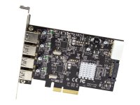 STARTECH.COM 4-Port USB 3.2 Gen 2 PCIe Karte - USB-A SuperSpeed 10Gbit/s PCI Express 3.0 x2 Host-Controller-Karte - USB Typ A