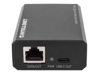 INTELLINET Gigabit Ultra PoE-Splitter mit USB-C Ausgang IEEE 802.3bt/at/af-konform RJ45 45W Kunststoffgehaeuse