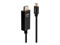 LINDY 3m Aktives Mini DisplayPort an HDMI Adapterkabel...