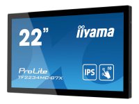 IIYAMA TF2234MC-B7X 54,6cm 21,5Zoll IPS 1920x1080 10Point Touch Anti-Fingerprint 1000:1 305cd/m2 8ms HDMI DP VGA USB Touch Interface