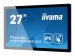 IIYAMA TF2738MSC-B2 68,6cm 27Zoll IPS 1920x1080 10 Points Touch 1000:1 425cd/m2 5ms DVI HDMI DP USB Touch Interface Speakers 2x3W