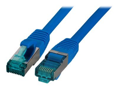 EFB RJ45 Patchkabel S/FTP Cat6A LSZH Blau Laenge 0,15m 4x2xAWG27/7 nach TIA/EIA568B geschirmt Uebertragungsstandards 10Gbit